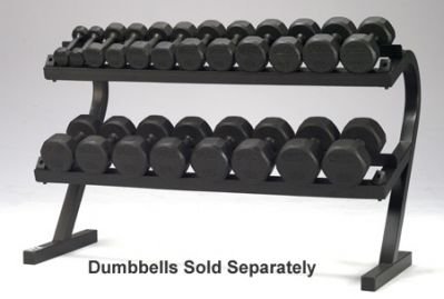 Deluxe 2 Tier Dumbbell Rack