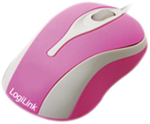 LogiLink Maus optisch USB Mini mit LED pink Preisvergleich