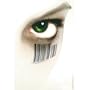 (4x6) SCARY LOOKING EYEBALL barcode Postcard