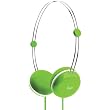 iLuv iHP614GRN Sweet Cotton High Fidelity Stereo Heaphones with Speak EZ Remote for Smartphones - Wired Headsets - Retail Packaging - Green