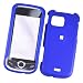 Samsung Mythic A897 AT&T Rubberized Snap-on Protector Hard Case Blue