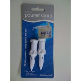 Kitchen Craft Milk/Juice Carton Pourer Spouts- pack of two