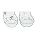 aden + anais Burpy Bib, 100% Cotton Muslin, Soft Absorbent 4 Layers, Multi-Use Burp Cloth and Bib, 22.5” X 11”, 2 Pack, Up Up And Away