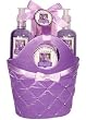 7120 Morgan Avery Lavender Bath and Body Satin Rhinestone Bag Gift Set