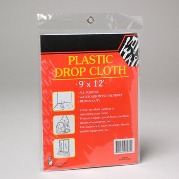 Plastic Drop Cloth Case Pack 96