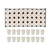 Mega Candles 72 pcs Unscented Ivory Votive Candle | Pressed Wax Candles 15 Hours 1.5