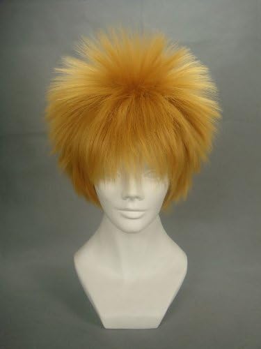 Ruler Short Naruto-uzumaki Naruto Yellow Anima Cosplay Wig Many Roles Available