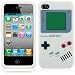 GAMEBOY AUFDRUCK SILIKON SKIN CASE SCHUTZH�LLE F�R IPHONE 4 IN WEI�