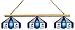Imperial Detroit Lions Licensed Three Shade Stained Glass Billiard Table Lamp