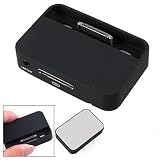 Desktop Dock Cradle Charger Black for Apple Iphone 4 4g