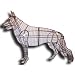 49in German Shepherd Topiary Frame