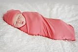 BaaBaa Baby Merino Baby Swaddle Wrap (Blush - Small) 