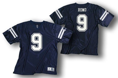 Tony Romo, Dallas Cowboys NFL Men's Dazzle Replica Jersey, Navy Blue