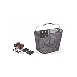Sunlite Front Mesh Bicycle Basket, Black