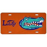 Florida Gators Orange Lady Gator Mirror License Plate