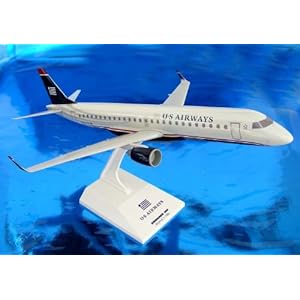 Skymarks US Airways ERJ190 1/100 Model Airplane