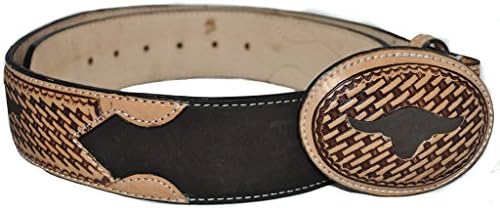 Western Belts Men's Bull Vaquetta Belt Size 38