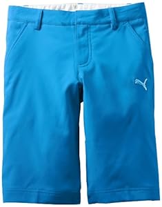 Puma Golf Women's Junior Tech Short, Brilliant Blue, Medium