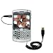 Coiled Power Hot Sync and Charge USB Data Cable w/ Tip Exchange for the Blackberry 8300 Curve - Gomadic Brand