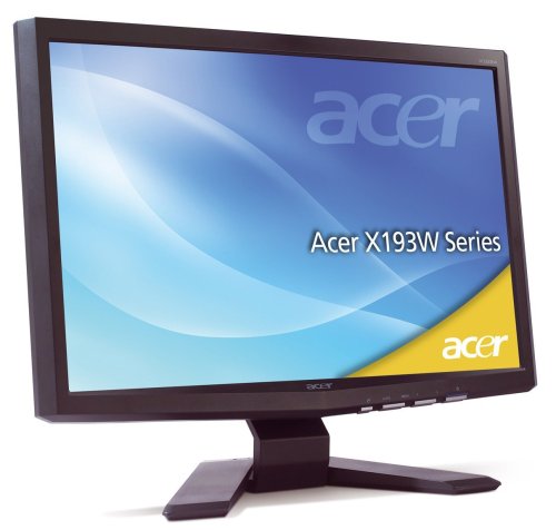 Acer X193WCbd 48.3 cm (19 Zoll) TFT Monitor (VGA,DVI, Kontrastverhältnis 50000:1, Reaktionszeit 5ms)
