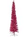 7.5' Very Raspberry Pencil Tinsel Artificial Christmas Tree