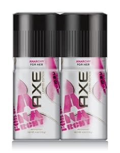 Axe Body Spray Twin Pack, Anarchy for Her, 8 Ounce
