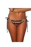 Myan Gold: Womens Swimsuit Bikini Separate: Euro String Tie Bottom