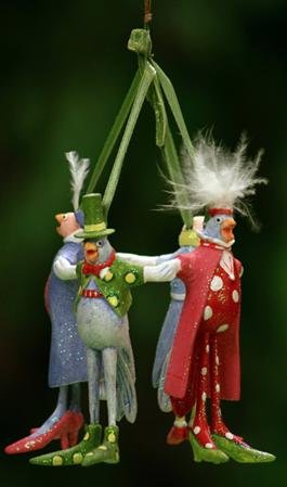 Krinkles 12 Days Of Christmas Four Calling Birds Ornament
