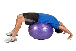 j/fit 65cm Exercise Massage Ball (Purple)