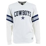 Dallas Cowboys Mascot Long Sleeve V-Neck T-Shirt Large