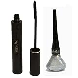 Itay Beauty Mineral Cosmetics Gel-Based Volumizing Black Mascara + Luxurious Liquid Eyeliner In 