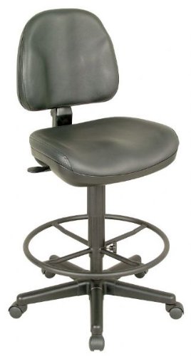 Drafting Chair Premo Blk Leath