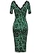 MUXXN Women's 50s Jade Cat Casual Pencil Dress