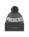 NFL Green Bay Packers 2016 Sport Knit Beanie, One Size, Graphite