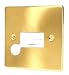 SATIN BRASS UNSWITCHED SPUR UNIT C418BBW