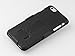 iPhone 6 Plus, ULAK Hybrid High Rubber Combo Kickstand Hard Cover Case for iPhone 6 Plus 5.5 inch With Locking Swivel Belt Clip Holster (Black)
