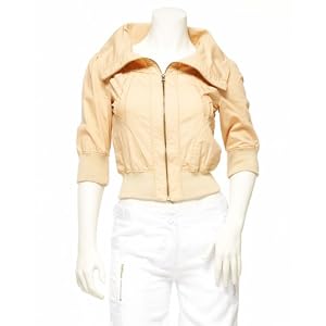 Buy 2b Oversized Collar Cotton Jacket by bebe