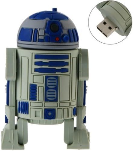 SUSAND High Speed Really 64GB Capacity R2-D2 Star Wars Robot USB Flash Drive Pen Drive Memory Stick,64G