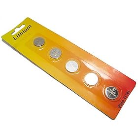 5 x CR1616 1616 3V Lithium Batteries