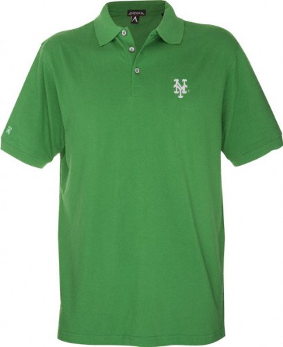New York Mets St. Patty's Day Classic Pique Stainguard Polo Shirt