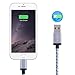 Frieso 3pcs 3ft,6ft,10ft Nylon Braided Charging Cable for iPhone 7, 7 Plus, 6s 6 Plus 5s 5c 5,iPhone SE, iPad Pro, Air 2, iPad Mini 4 3 2, iPod Touch 5th gen / 6th gen/Nano 7th gen (Gray)