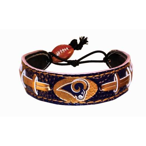 St. Louis Rams Team Color NFL Football Bracelet