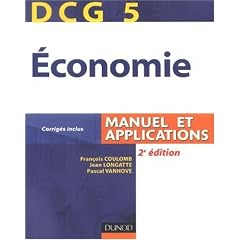 DCG 5 Economie : Manuel et applications