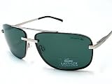 Lacoste - LACOSTE 12619 LA12619 SI Silver Sunglasses Green Lens Size: 60-12-135