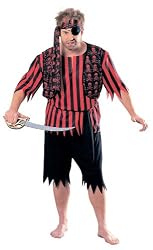 Plus Size Pirate Man Costume
