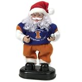 Illinois Fighting Illini Animated Dancing Santa Claus