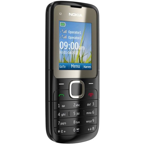Nokia - C2-00 - Téléphone Portable - Bi-bande - GPRS - Bluetooth - Noir