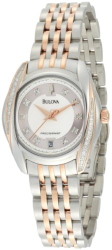 Bulova Women's 98R141 Precisionist Tanglewood Diamond Two-Tone Bracelet Watch