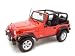 JEEP WRANGLER RUBICON RED 1:18 SCALE DIECAST MODEL