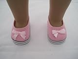 Casual Pink Shoe with Bow for dweller Girl Doll and 18 Inch Dolls